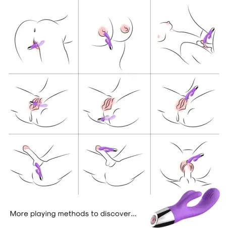 ARMONY - VIBRADOR RABBIT VIOLETA Vibradores Rabbit
