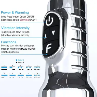 FLESHLIGHT - QUIVER MASTURBADOR VIBRATORIO RECARGABLE VAGINA Vaginas con vibración