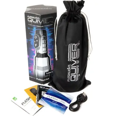 FLESHLIGHT - QUIVER MASTURBADOR VIBRATORIO RECARGABLE VAGINA Vaginas con vibración