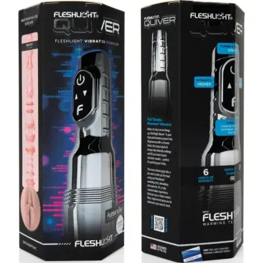 FLESHLIGHT - QUIVER MASTURBADOR VIBRATORIO RECARGABLE VAGINA Vaginas con vibración