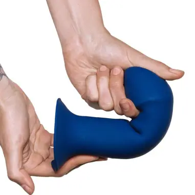ADRIEN LASTIC - HITSENS 1 DILDO SILICONA AZUL Dildos para Arneses