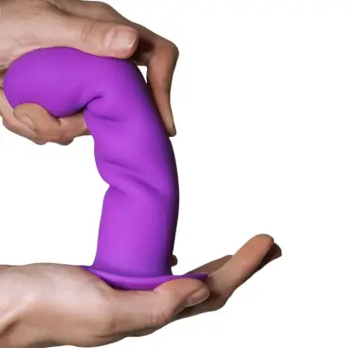ADRIEN LASTIC - HITSENS 3 DILDO SILICONA VIOLETA Dildos para Arneses