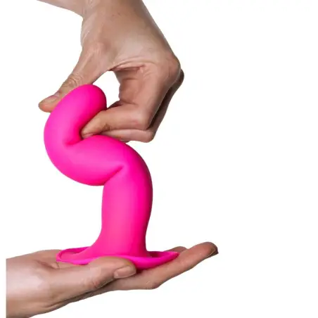 ADRIEN LASTIC - HITSENS 4 DILDO SILICONA FUCSIA Dildos para Arneses