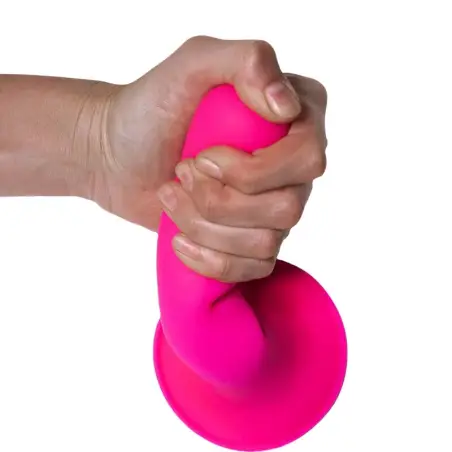 ADRIEN LASTIC - HITSENS 4 DILDO SILICONA FUCSIA Dildos para Arneses