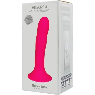 ADRIEN LASTIC - HITSENS 4 DILDO SILICONA FUCSIA Dildos para Arneses