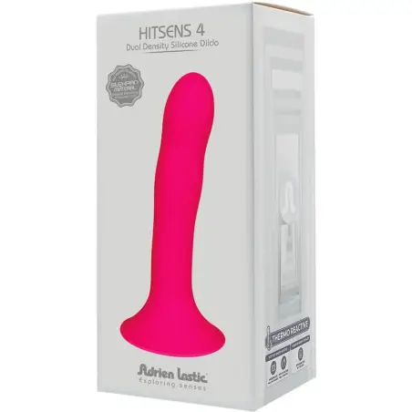 ADRIEN LASTIC - HITSENS 4 DILDO SILICONA FUCSIA Dildos para Arneses