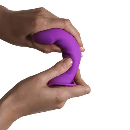 ADRIEN LASTIC - HITSENS 6 DILDO SILICONA VIOLETA Dildos para Arneses