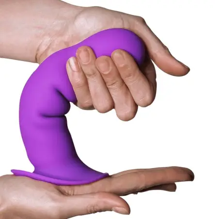 ADRIEN LASTIC - HITSENS VIBE 3 DILDO SILICONA VIOLETA Dildos para Arneses