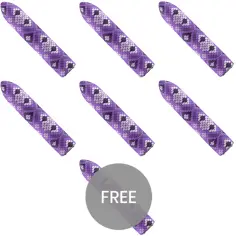 CUSTOM BULLETS - BALA RECARGABLE SNAKE LILA 10 INTENSIDADES 6 + 1 GRATIS