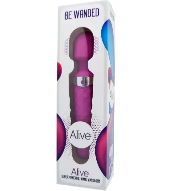 ALIVE - BE WANDED MASAJEADOR VIBRADOR VIOLETA Masajeadores