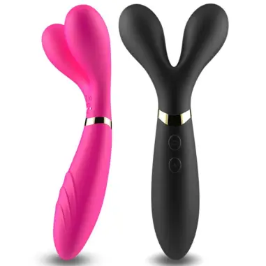 ARMONY - Y-WAND MASAJEADOR & VIBRADOR CABEZA DOBLE FUCSIA Para Clítoris