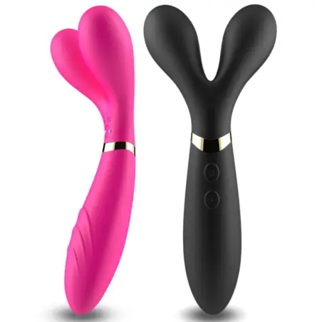 ARMONY - Y-WAND MASAJEADOR & VIBRADOR CABEZA DOBLE FUCSIA Para Clítoris
