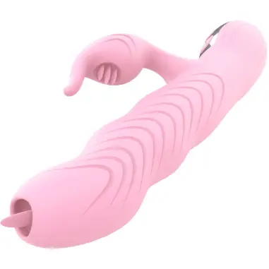 ARMONY - MARCIA VIBRADOR & THRUSTING DOBLE LENGUA EFECTO CALOR ROSA Vibradores