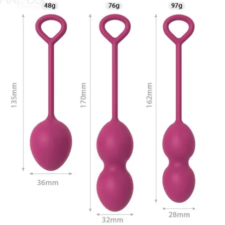 ARMONY - ANABIOSIS PESAS VAGINALES 3 NIVELES BUGAMBILLA Bolas Silicona