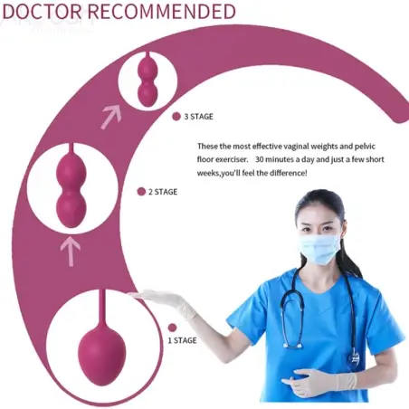 ARMONY - ANABIOSIS PESAS VAGINALES 3 NIVELES BUGAMBILLA Bolas Silicona
