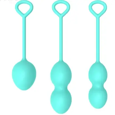 ARMONY - ANABIOSIS PESAS VAGINALES 3 NIVELES VERDE Bolas Silicona