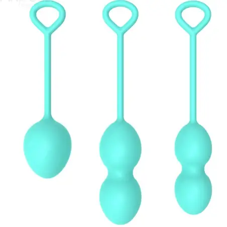 ARMONY - ANABIOSIS PESAS VAGINALES 3 NIVELES VERDE Bolas Silicona