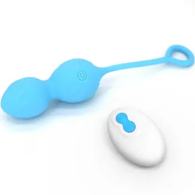 ARMONY - BLOSSOMS PESAS VAGINALES VIBRADOR CONTROL REMOTO 10 VIBRACIONES AZUL Vibradores control remoto