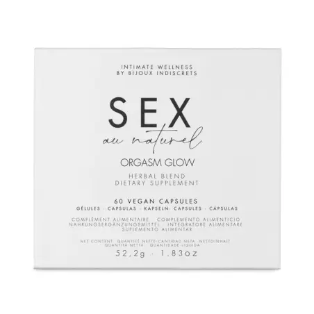 Orgasm Glow – Complemento alimenticio a base de hierbas Cápsulas para Mujeres