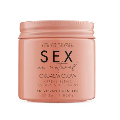 Orgasm Glow – Complemento alimenticio a base de hierbas Cápsulas para Mujeres