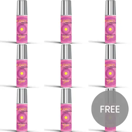 OLIMPYA - VIBRATING PLEASURE POTENTE ESTIMULANTE POWER 8 + 1 GRATIS Vibrador Líquido