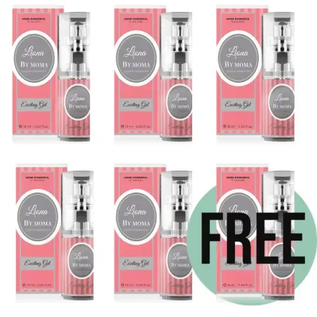 LIONA BY MOMA - VIBRADOR LIQUIDO EXCITING GEL 15 ML 5+1 GRATIS Vibrador Líquido