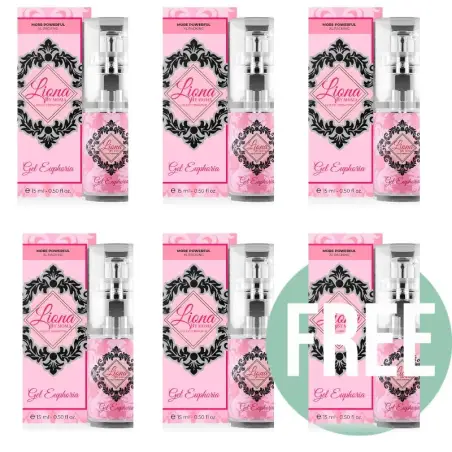 LIONA BY MOMA - VIBRADOR LIQUIDO EUPHORIA GEL 15 ML 5+1 GRATIS Vibrador Líquido