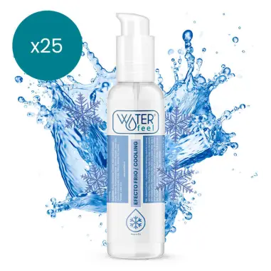 WATERFEEL - LUBRICANTE EFECTO FRIO 150 ML PACK 25 UDS Kits Lubricantes