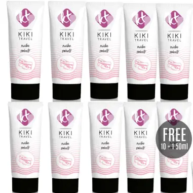 KIKÍ TRAVEL - LUBRICANTE SABOR A NUBE 50ML 10 + 1 GRATIS Kits Lubricantes