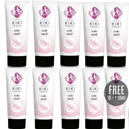 KIKÍ TRAVEL - LUBRICANTE SABOR A NUBE 50ML 10 + 1 GRATIS Kits Lubricantes