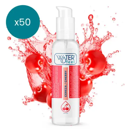 WATERFEEL - LUBRICANTE CEREZA 175 ML PACK 50 UDS Kits Lubricantes