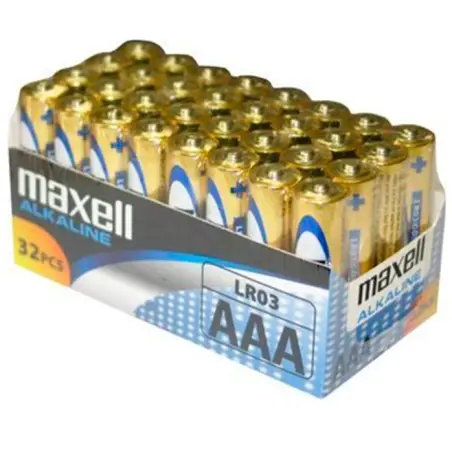 MAXELL - PILA ALCALINA AAA LR03 PACK*32 PILAS Pilas Alcalinas