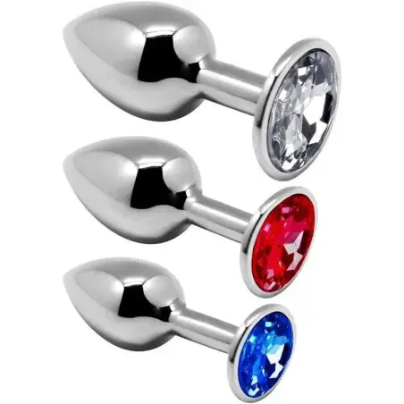 ALIVE - ANAL PLEASURE KIT 3 PLUG METAL Plug Anal BDSM