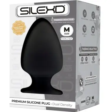 SILEXD - MODELO 1 PLUG ANAL SILICONA PREMIUM SILEXPAN PREMIUM TERMORREACTIVO TALLA M Plugs Anales