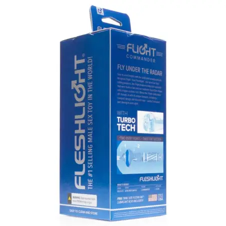 FLESHLIGHT - FLIGHT COMMANDER WITH TURBO TECH Vaginas con vibración