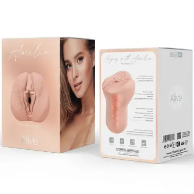 ALIVE - AMELIA MASTURBADOR MASCULINO VAGINA SUPER REALÍSTICO NATURAL Vaginas sin vibración