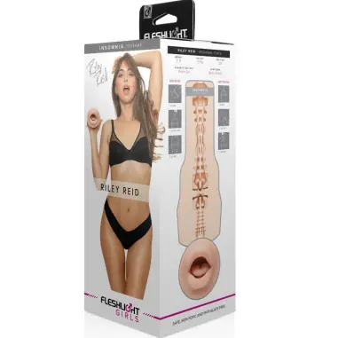 FLESHLIGHT GIRLS - RILEY REID INSOMNIA BOCA Masturbador Boca