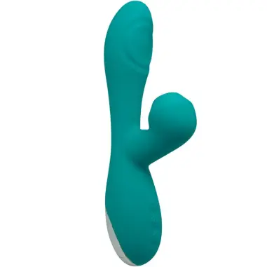 ALIVE - CARIBBEAN SHINE VIBRADOR & SUCCIONADOR AZUL Vibradores Rabbit