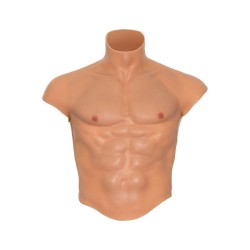 HIDDEN DESIRE - ALTER EGO CAMISETA SILICONA TORSO MASCULINO CON ABDOMINALES NATURAL HIDDEN DESIRE 2