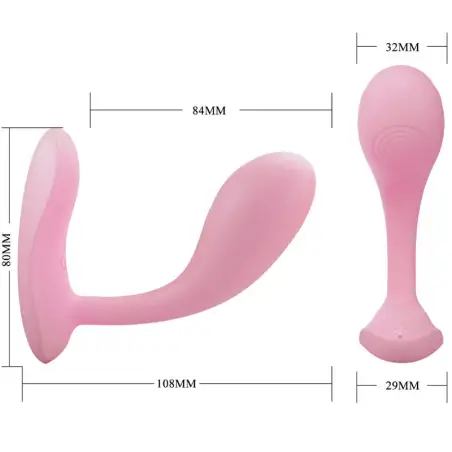 Baird G-Spot 12 Vibraciones Recargable Rosa APP - 12 Modos