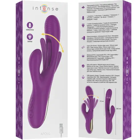 Apolo Vibrador Multifunción Recargable 7 Vibraciones