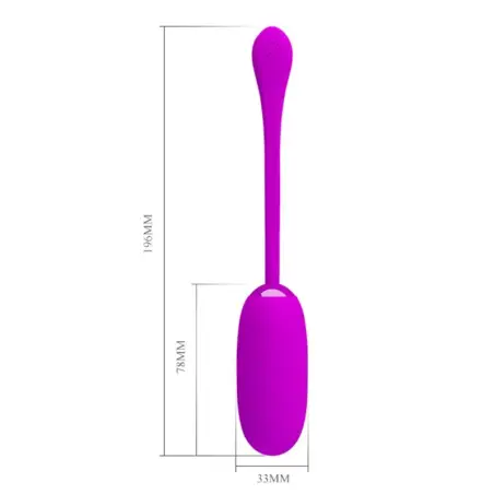Julius Huevo Vibrador Impermeble & Recargable Morado