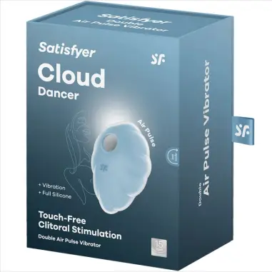Cloud Dancer Azul Vibrador Air Pulse | Satisfyer