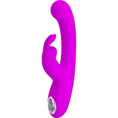 Lamar Vibrador Rabbit & Punto G Violeta | Pretty Love