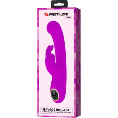 Lamar Vibrador Rabbit & Punto G Violeta | Pretty Love