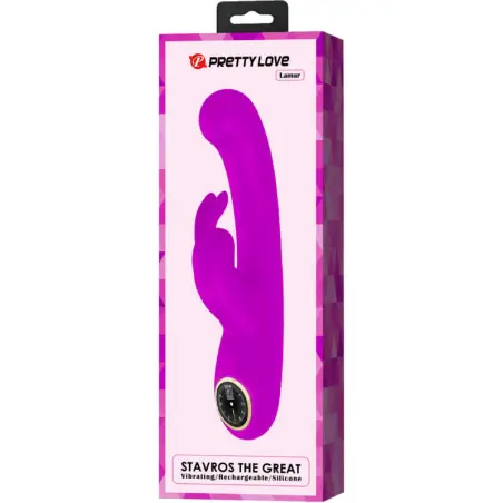 Lamar Vibrador Rabbit & Punto G Violeta | Pretty Love