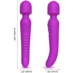 ARMONY - MISSION MASAJEADOR & VIBRADOR EFECTO CALOR VIOLETA 2