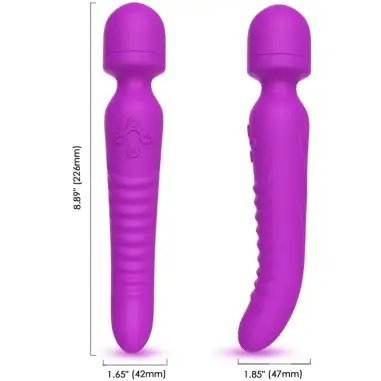 Mission Masajeador & Vibrador Efecto Calor Violeta | Armony