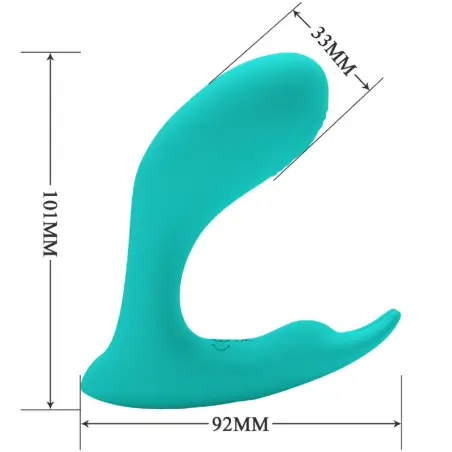 Idabelle Vibration & Pulsation Control Remoto Azul