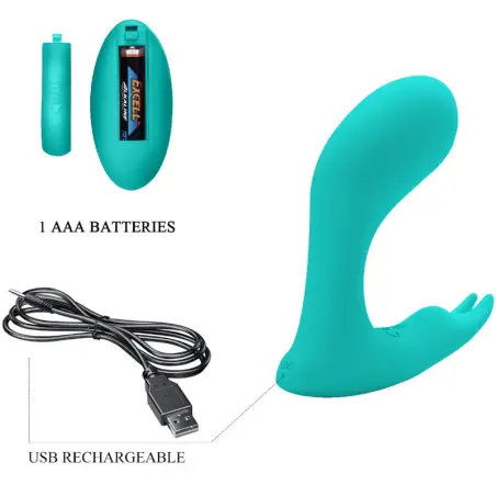 Idabelle Vibration & Pulsation Control Remoto Azul